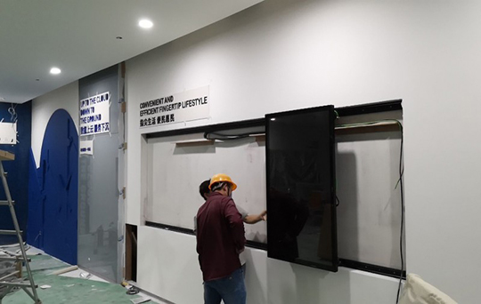 數(shù)字視界專業(yè)滑軌系統(tǒng)制造商--某展廳電動(dòng)滑軌