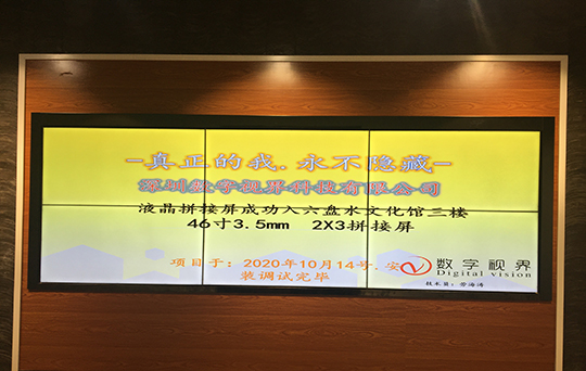 六盤(pán)水文化館拼接屏項(xiàng)目