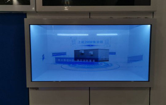 山西大同能源館透明柜